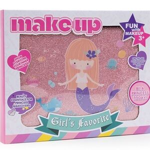 Makeup Mermaid Doll Set - Pink